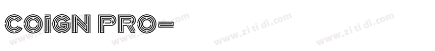 Coign Pro字体转换